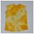 Camiseta Balmain Tie Dye Bordada Amarilla de Algodón Amarillo - vista 3