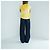Camiseta Balmain Tie Dye Bordada Amarilla de Algodón Amarillo - vista 6