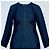 Autre Marque Abito Bodycon Cushnie et Ochs Jersey Nero e Blu Seta - vista 3