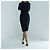 Autre Marque Abito Bodycon Cushnie et Ochs Jersey Nero e Blu Seta - vista 7