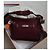 Borsa a tracolla Hermès Jypsiere in pelle bordeaux Bordò - vista 12