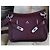 Borsa a tracolla Hermès Jypsiere in pelle bordeaux Bordò - vista 4