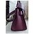 Borsa a tracolla Hermès Jypsiere in pelle bordeaux Bordò - vista 6