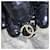 Orecchini Crystal CC di CHANEL Gold hardware - vista 5