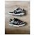 Sneakers Louis Vuitton Strass Nero Grigio - vista 2