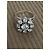 Autre Marque Daisy Ring Diamanten 18 Karat Weißgold Größe 50 Silber Hardware - Ansicht 2