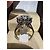 Autre Marque Daisy Ring Diamanten 18 Karat Weißgold Größe 50 Silber Hardware - Ansicht 3