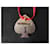 Pendentif et broche Pik-Cœur Yves Saint Laurent Argenté Rouge  - vue 3