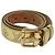 LOUIS VUITTON Cintura in Pelle Mahina Monogramma Oro M9614W LV Auth bs17576 D'oro
