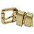 LOUIS VUITTON Cintura in Pelle Mahina Monogramma Oro M9614W LV Auth bs17576 D'oro - vista 2