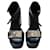 Sandali Hermès in pelle nera Nero  - vista 1