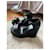 Sandali Hermès in pelle nera Nero  - vista 6