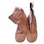Botines Sandro de ante rosa viejo