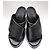 Sandali con tacco chunky e cinturino imbottito Duvile Jigsaw Nero - vista 2