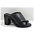 Sandali con tacco chunky e cinturino imbottito Duvile Jigsaw Nero - vista 7