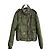 Dior x John Galliano Herbst 2006 Camouflage Pufferjacke Grün