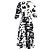 Abito midi stampato con vita attorcigliata Alexander Mcqueen in cotone multicolore - vista 3