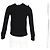 Langarmbluse aus schwarzem Polyester mit Rüschendetails und Reißverschluss Maje - Ansicht 6