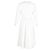 Abito camicia midi con bottoni e maniche lunghe Alexander Mcqueen in cotone bianco - vista 3