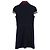 Vestido mini con cuello de encaje Riloid Maje en poliéster azul marino - vista 2
