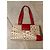 Borsa Bulgari in seta beige - vista 2