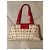 Borsa Bulgari in seta beige - vista 3