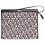 Max Mara Borsa a mano in jacquard marrone
