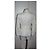 Chaqueta Zara blanca de algodón y lino con cinturón efecto bambú Blanco - vista 4