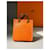 Hermès Taschenanhänger Orange Leder  - Ansicht 3