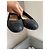 Ballerine Chanel Bicolore in Pelle Nera e Metallizzata Nero Metallico - vista 5