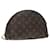 LOUIS VUITTON Pochete Cosmética Demi Ronde Monograma M47520 LV Auth 89925 Lona  ref.1712949