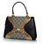 Borsa a mano Gucci Supreme monogramma Osiride Marrone - vista 2