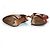 Fendi hidden platform boots in cognac leather - view 6