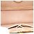Céline Borsa a mano CELINE in pelle 2 vie crema oro Auth 91296 D'oro Crudo - vista 10