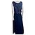 Vera Wang Abito da ballo in paillettes e tulle blu navy - vista 2
