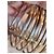 Bracciale rigido con cerniera Gucci in argento - vista 9