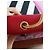 Borsa Betty Saint Laurent Rosso - vista 16