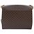 Céline Bolsa de ombro em lona Macadam CELINE em couro PVC marrom Auth 89824 - vista 2