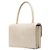 Borsa a mano in pelle di struzzo avorio Hermès Crudo - vista 3
