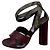 Marmont Sandali in pelle di serpente Gucci Rosso