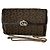 Céline Vintage Umhängetasche Braun Golden