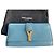 Pochette Saint Laurent Chyc in pelle azzurra Blu chiaro