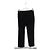 Pantalones rectos de cintura media Joseph en algodón negro - vista 5