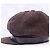 Echte Gucci Tom Ford seltene braune Monogramm GG Lederbesatz Newsboy-Cap - Ansicht 3