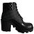Stivaletti Gucci in pelle nera Nero