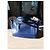 Borsa a mano Kenzo Kalifornia in pelle blu navy - vista 13