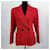Yves Saint Laurent Rote Tweedjacke YSL Variation 1990er  - Ansicht 4