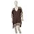 Abito caftano corto Michael by Michael Kors con borchie dorate Multicolore