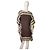 Abito caftano corto Michael by Michael Kors con borchie dorate Multicolore - vista 2