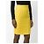 Falda de lana amarilla Thierry Mugler Amarillo - vista 3